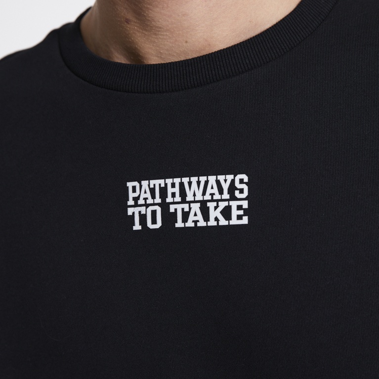 Printed sweat t-shirt "Again" Printed sweat t-shirt "Again"